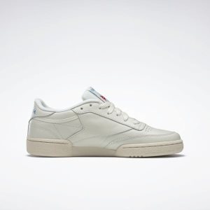 Adidasy Damskie Reebok Club C 85 Vintage Białe/Niebieskie/Czerwone PL 48AFZHM